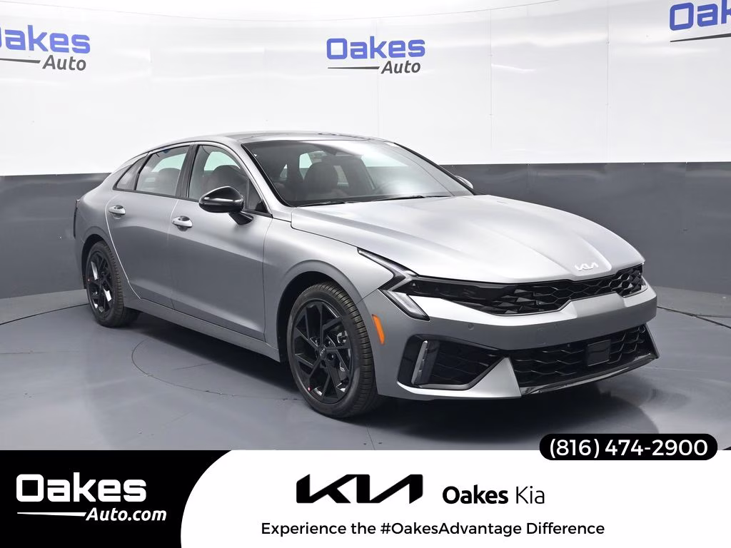 2026 Steel Matte Gray Kia K5 GT-Line AWD Sedan