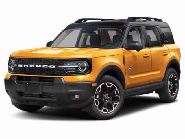 2026 Orange Fury Metallic Tri-Coat Ford Bronco Sport Outer Banks 4X4 SUV