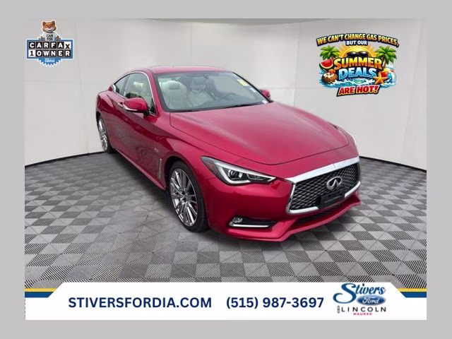 2017 Dynamic Sunstone Red INFINITI Q60 Red Sport 400 AWD Coupe