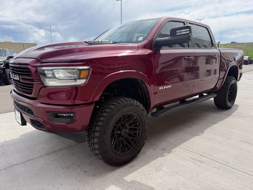 2019 Delmonico Red Pearlcoat Ram 1500 Laramie 4X4 Truck