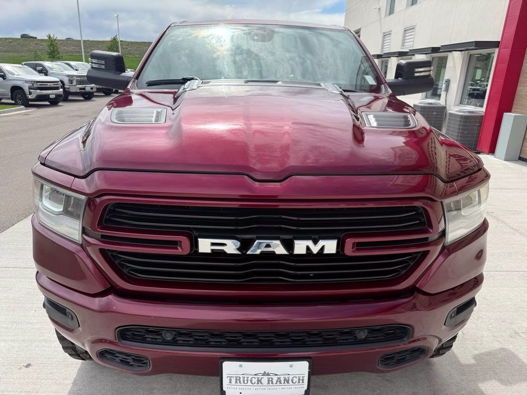 2019 Delmonico Red Pearlcoat Ram 1500 Laramie 4X4 Truck