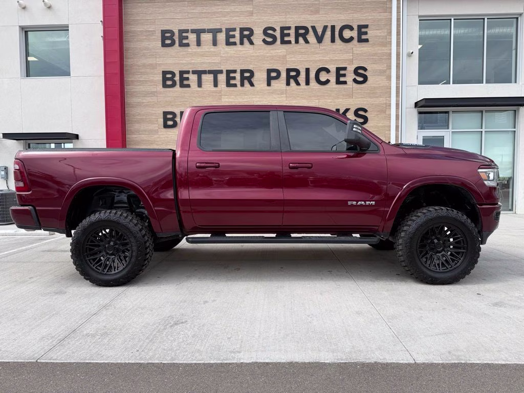 2019 Delmonico Red Pearlcoat Ram 1500 Laramie 4X4 Truck