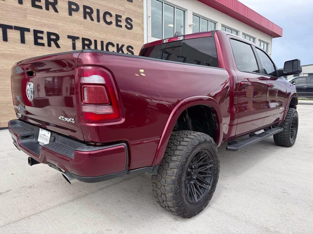 2019 Delmonico Red Pearlcoat Ram 1500 Laramie 4X4 Truck