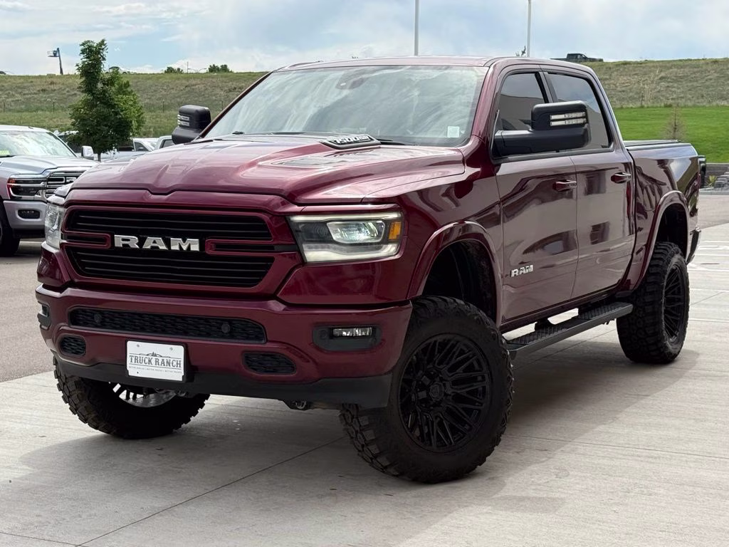 2019 Delmonico Red Pearlcoat Ram 1500 Laramie 4X4 Truck