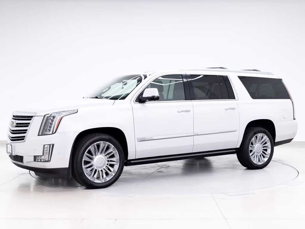 2017 Crystal White Tricoat Cadillac Escalade ESV Platinum Edition 4X4 SUV