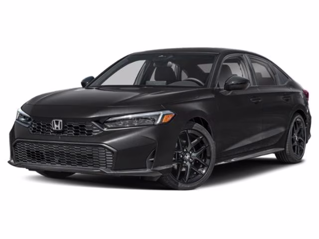 2026 Crystal Black Pearl Honda Civic Sport FWD Sedan