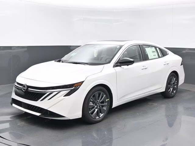 2026 Aspen White Tricoat Nissan Sentra SL FWD Sedan