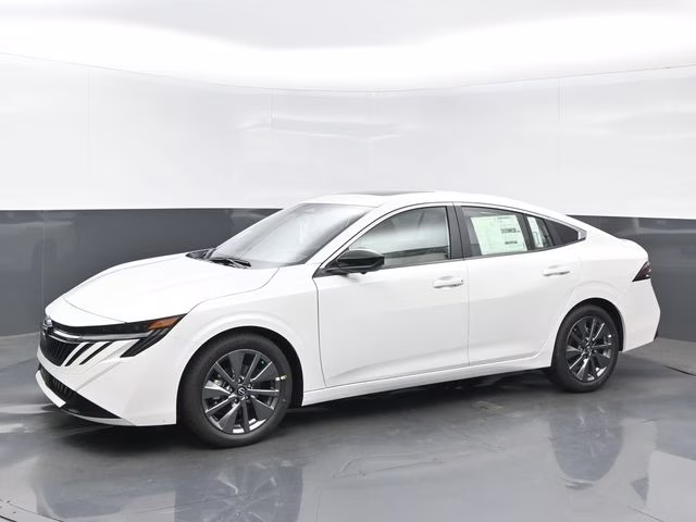 2026 Aspen White Tricoat Nissan Sentra SL FWD Sedan