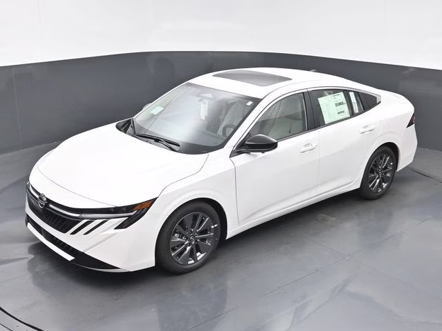 2026 Aspen White Tricoat Nissan Sentra SL FWD Sedan