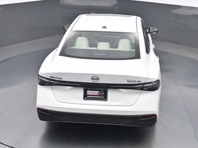 2026 Aspen White Tricoat Nissan Sentra SL FWD Sedan