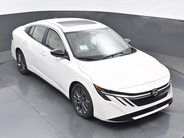 2026 Aspen White Tricoat Nissan Sentra SL FWD Sedan