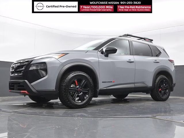 2025 Boulder Gray Pearl Nissan Rogue Rock Creek AWD SUV