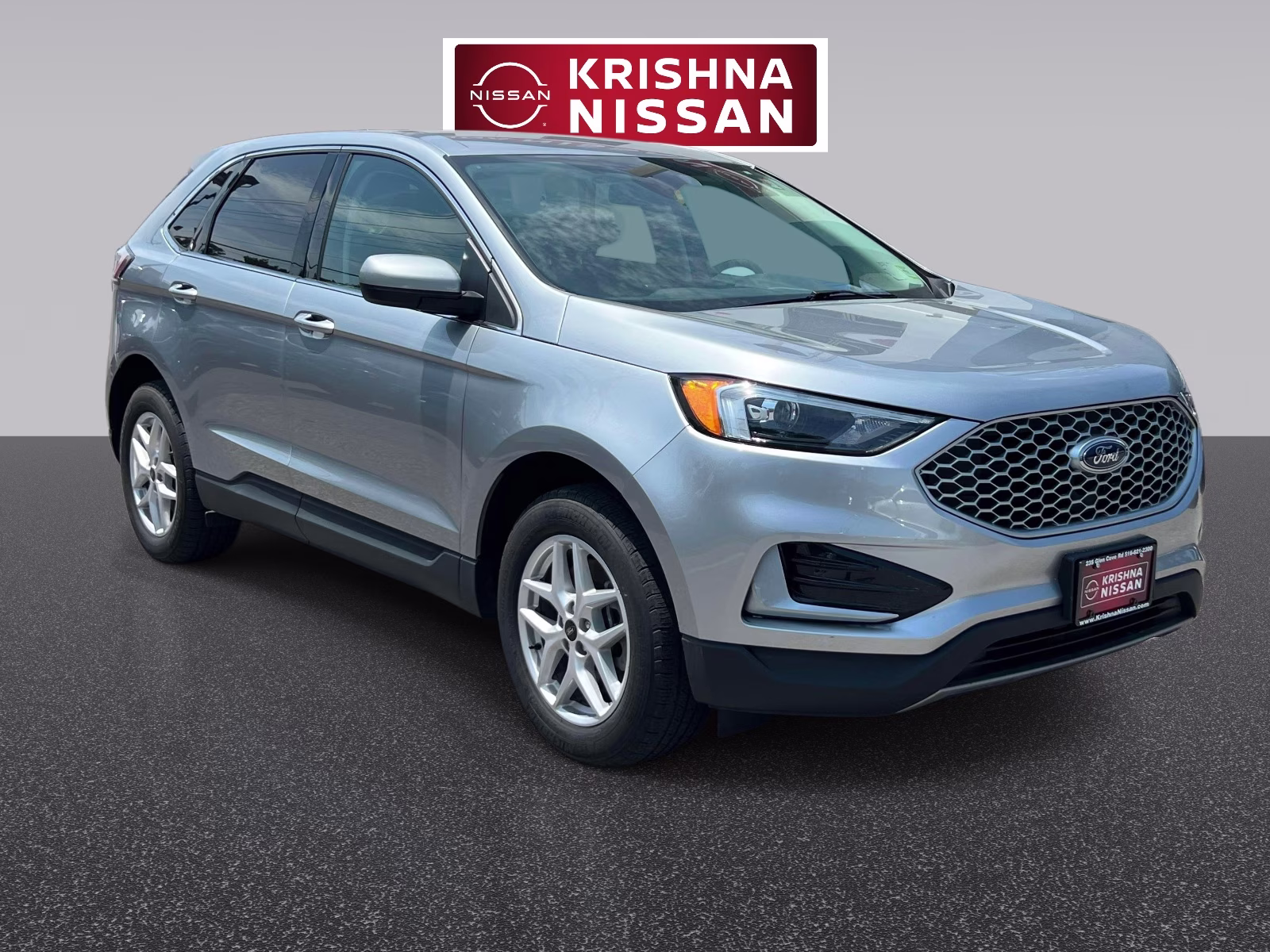 2023 Iconic Silver Metallic Ford Edge SEL AWD AWD SUV