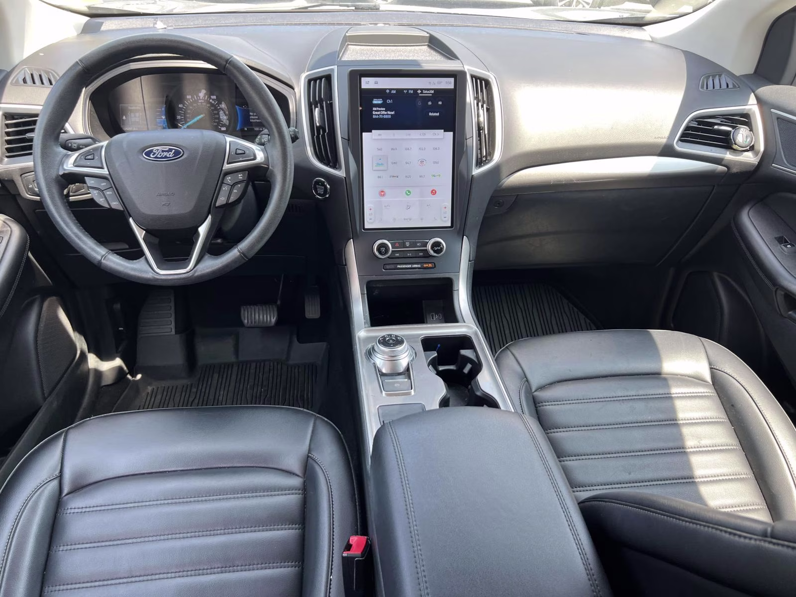 2023 Iconic Silver Metallic Ford Edge SEL AWD AWD SUV