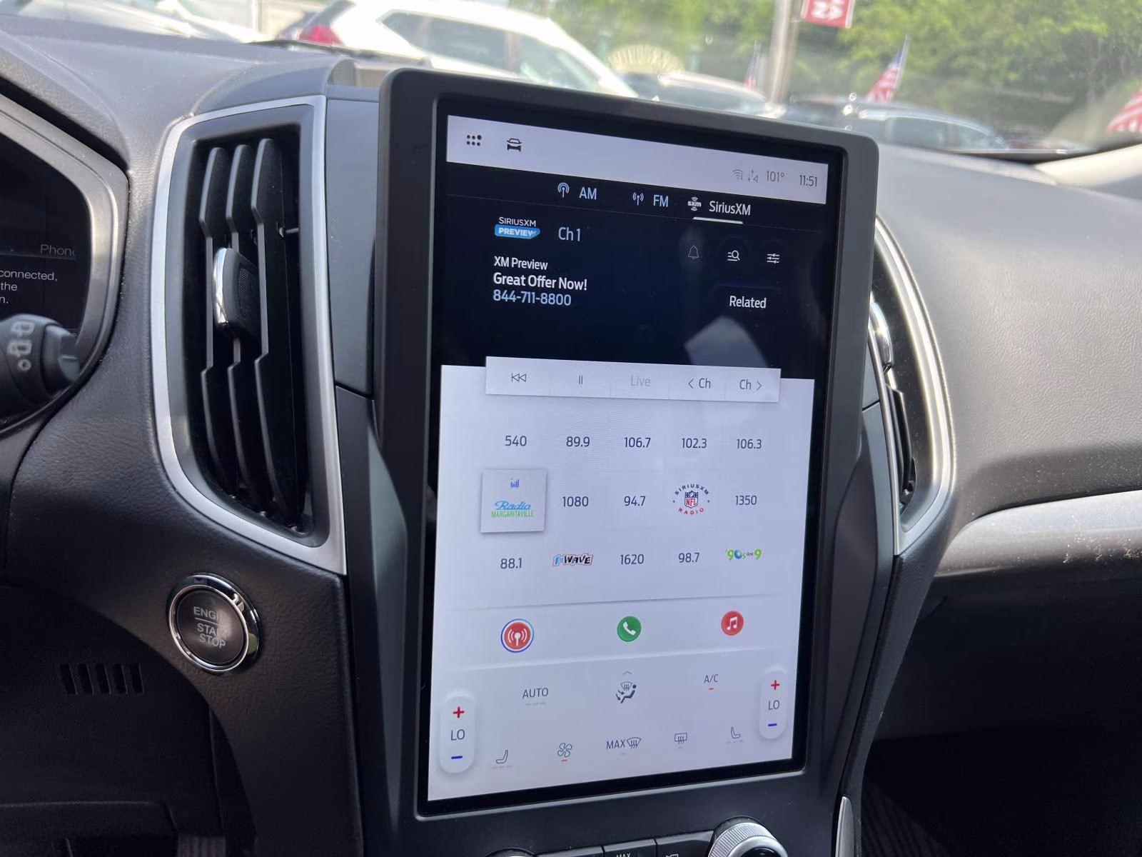 2023 Iconic Silver Metallic Ford Edge SEL AWD AWD SUV