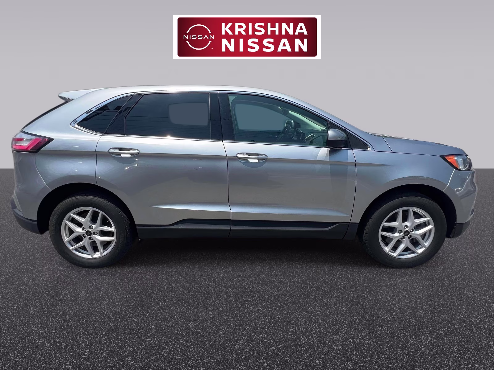 2023 Iconic Silver Metallic Ford Edge SEL AWD AWD SUV