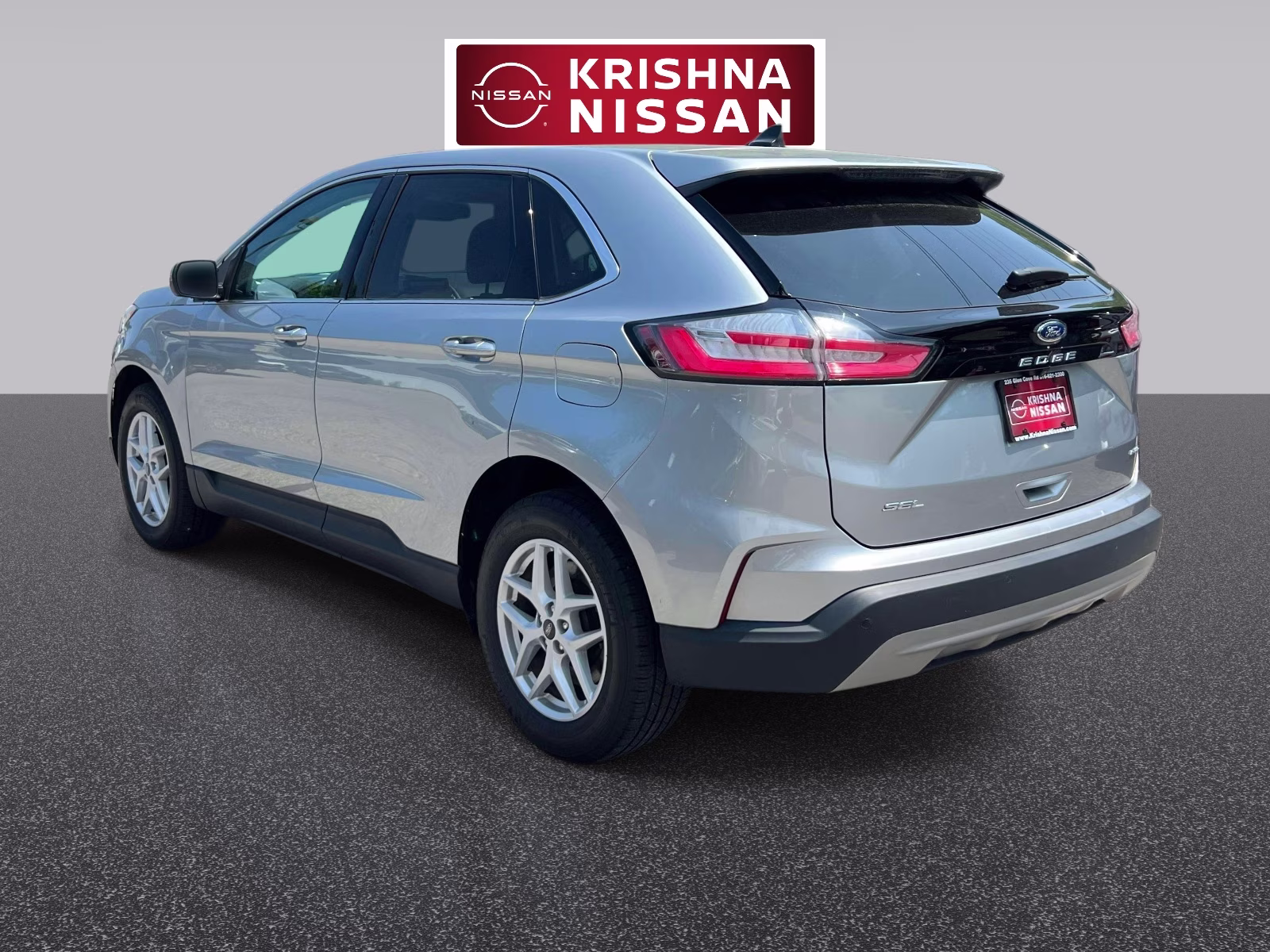2023 Iconic Silver Metallic Ford Edge SEL AWD AWD SUV