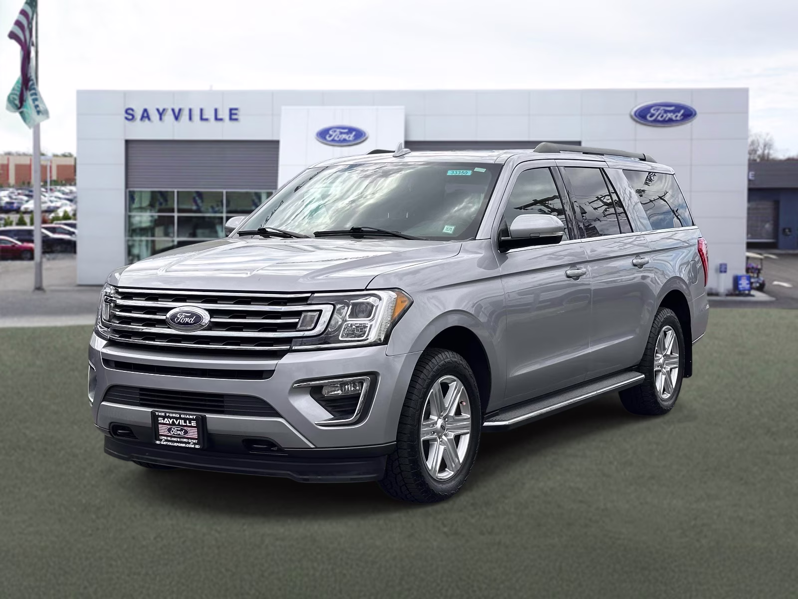 2021 Iconic Silver Metallic Ford Expedition Max XLT 4x4 4X4 SUV
