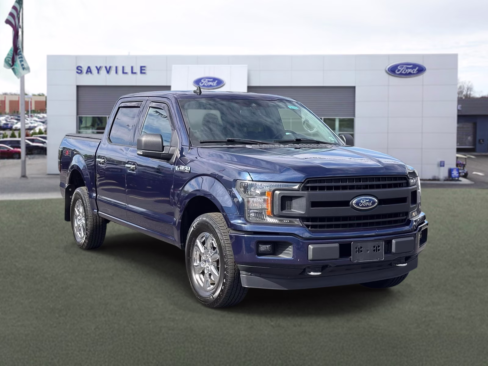 2019 Blue Jeans Metallic Ford F-150 XLT 4WD SuperCrew 5.5' Box 4X4 Truck
