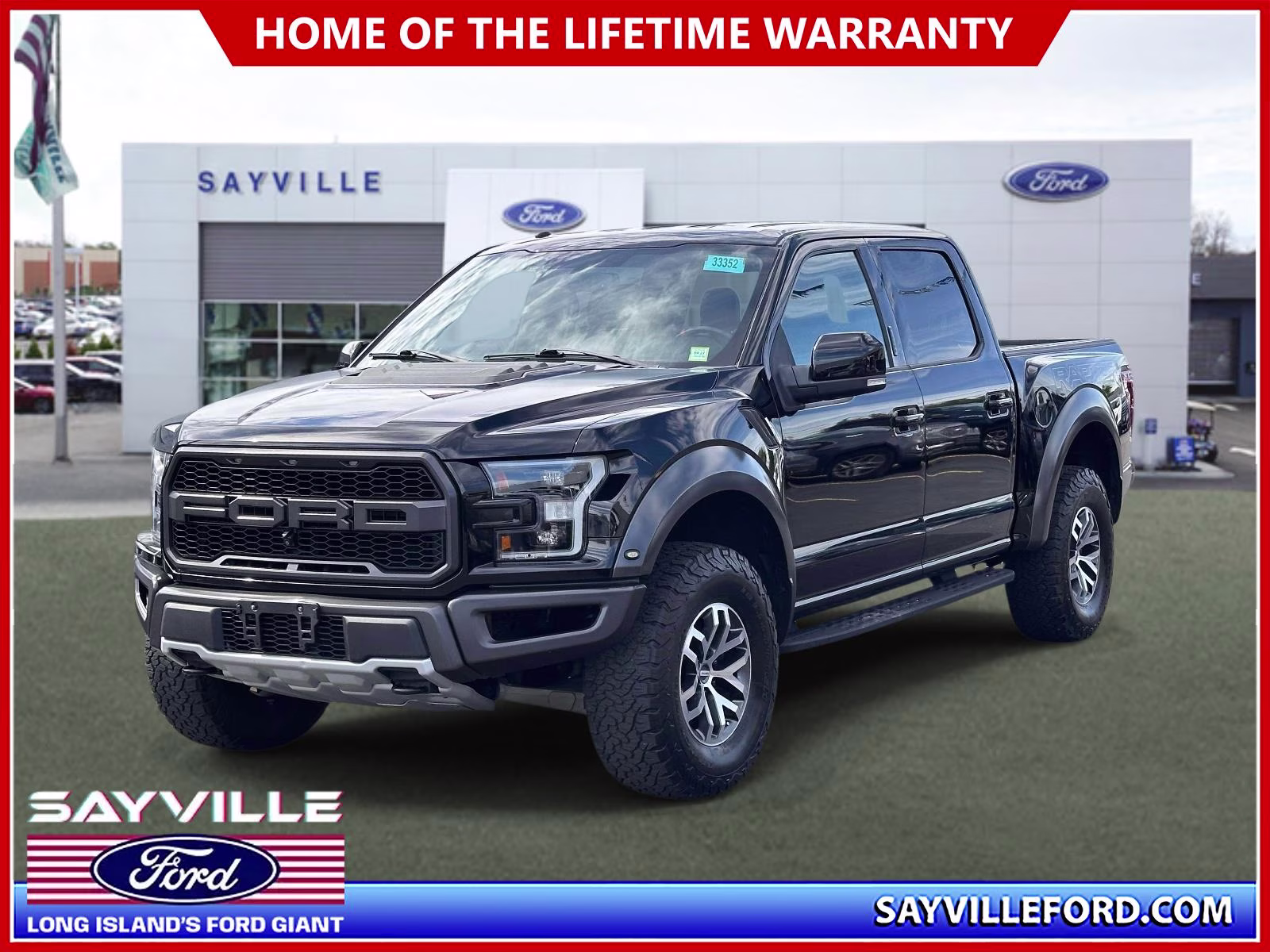 2017 Shadow Black Ford F-150 Raptor 4WD SuperCrew 5.5' Box 4X4 Truck