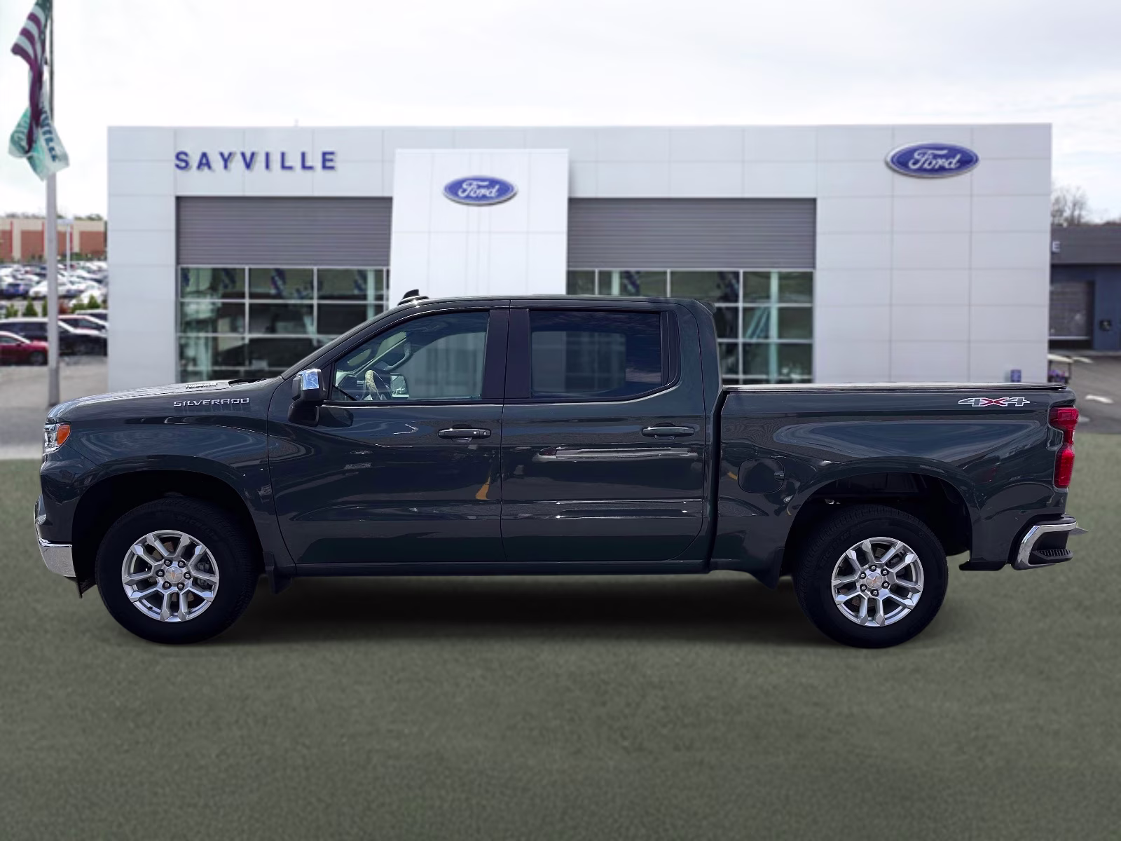 2025 Cypress Gray Chevrolet Silverado 1500 4WD Crew Cab 147 LT w/2FL 4X4 Truck