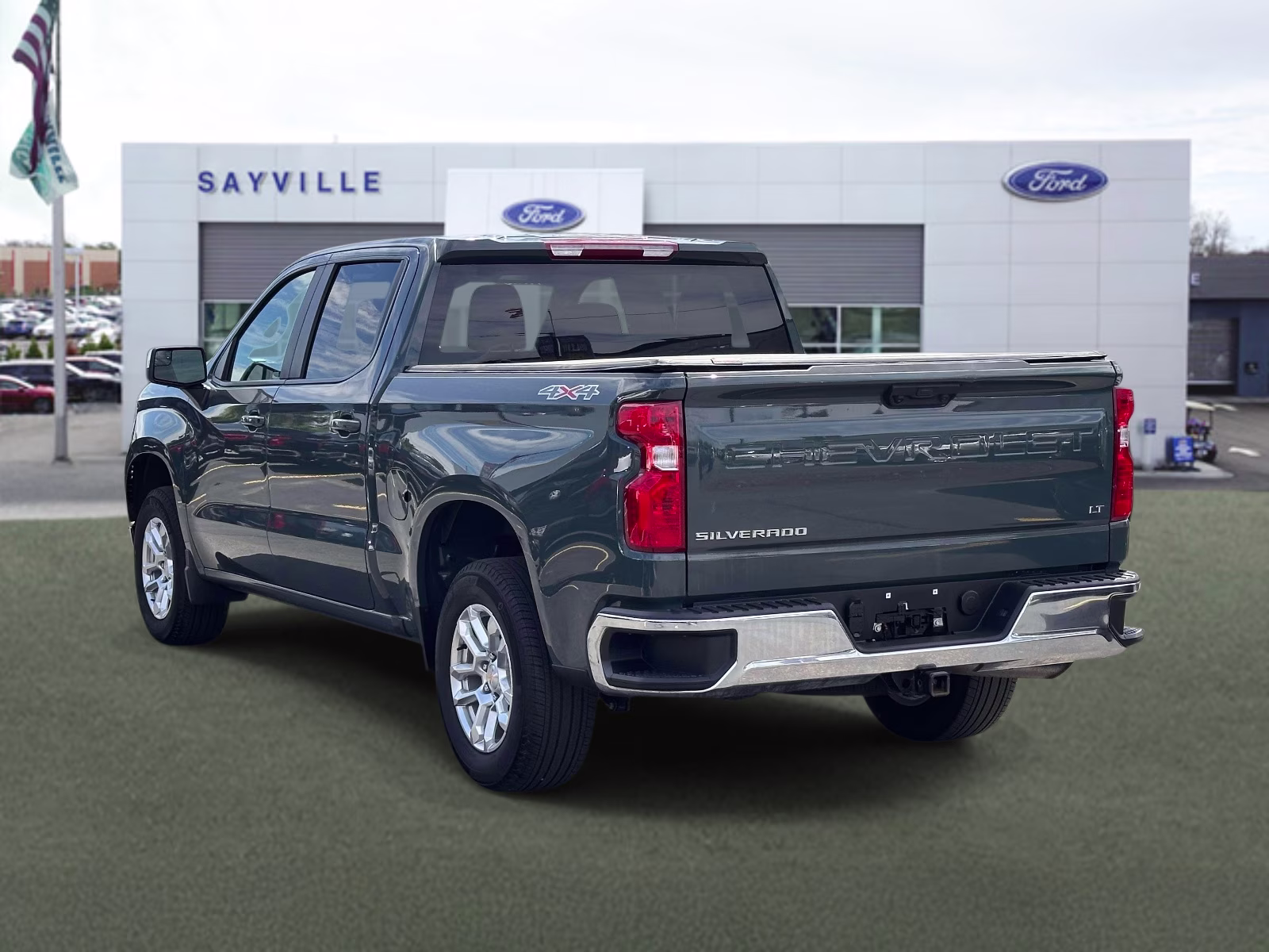 2025 Cypress Gray Chevrolet Silverado 1500 4WD Crew Cab 147 LT w/2FL 4X4 Truck