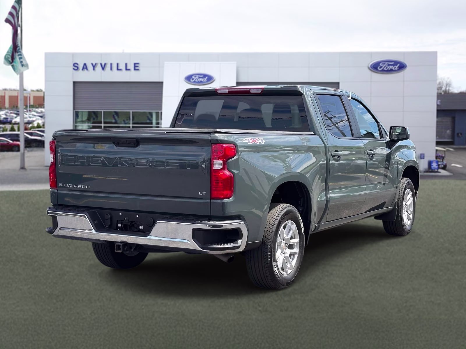 2025 Cypress Gray Chevrolet Silverado 1500 4WD Crew Cab 147 LT w/2FL 4X4 Truck