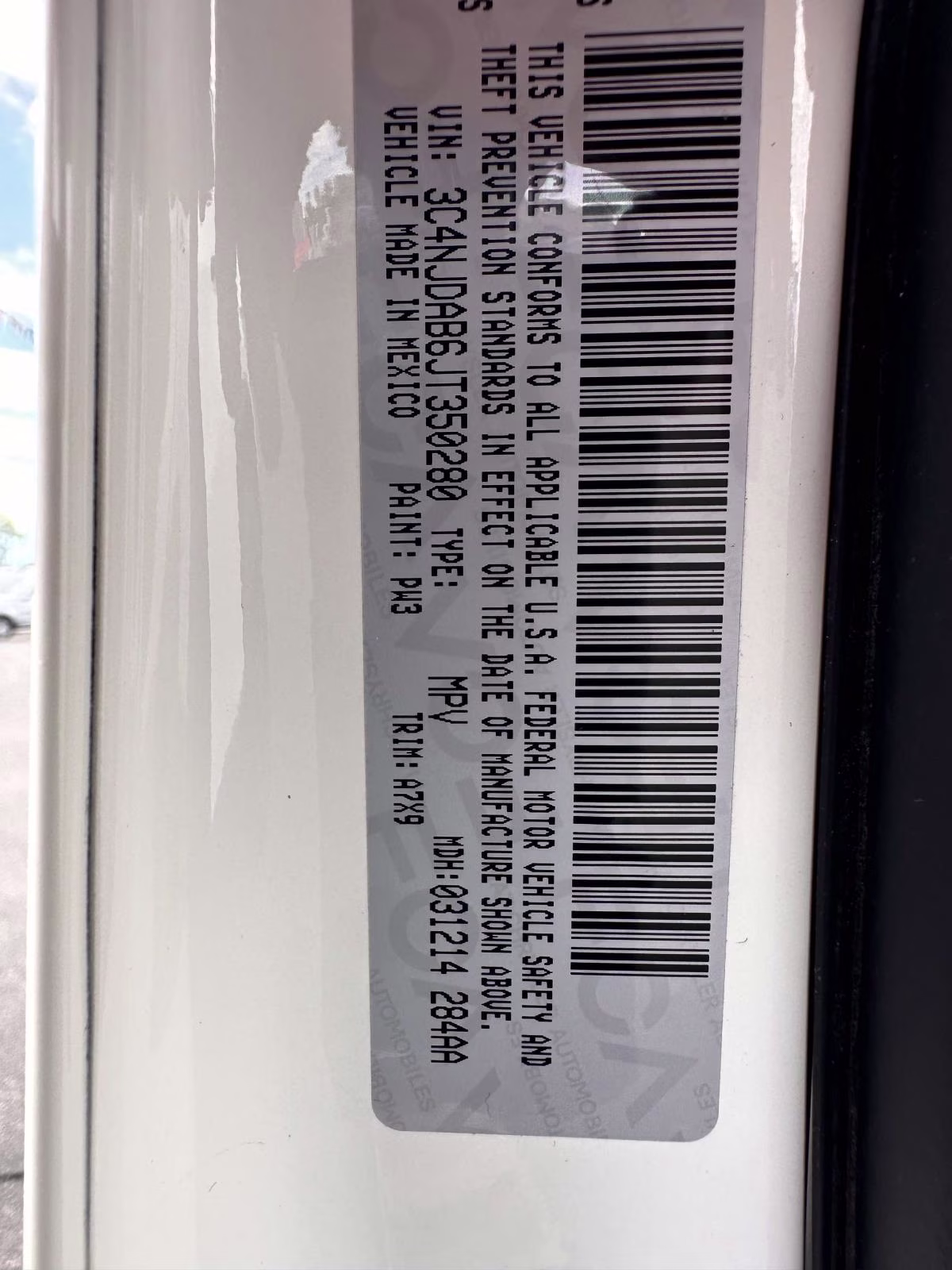 2018 White Clearcoat Jeep Compass Sport 4x4 4X4 SUV