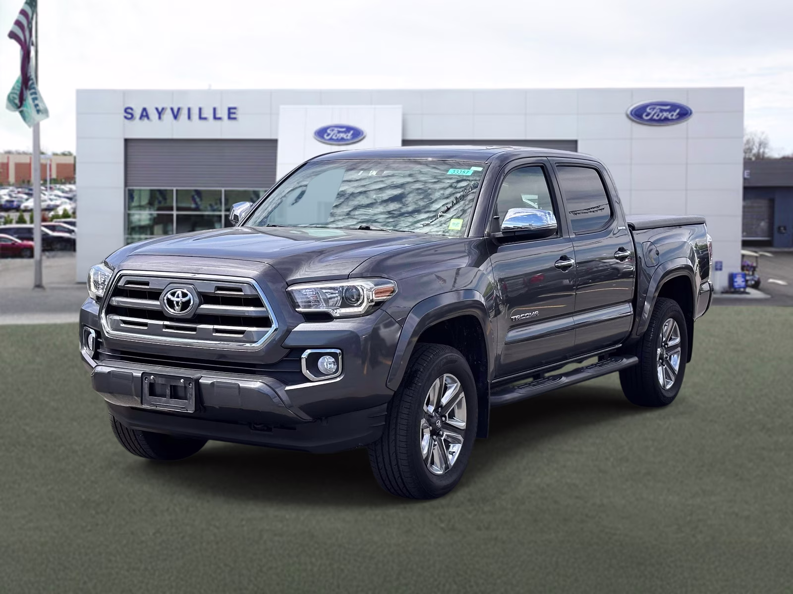 2017 Magnetic Gray Metallic Toyota Tacoma Limited Double Cab 5' Bed V6 4x4 AT (Natl) 4X4 Truck