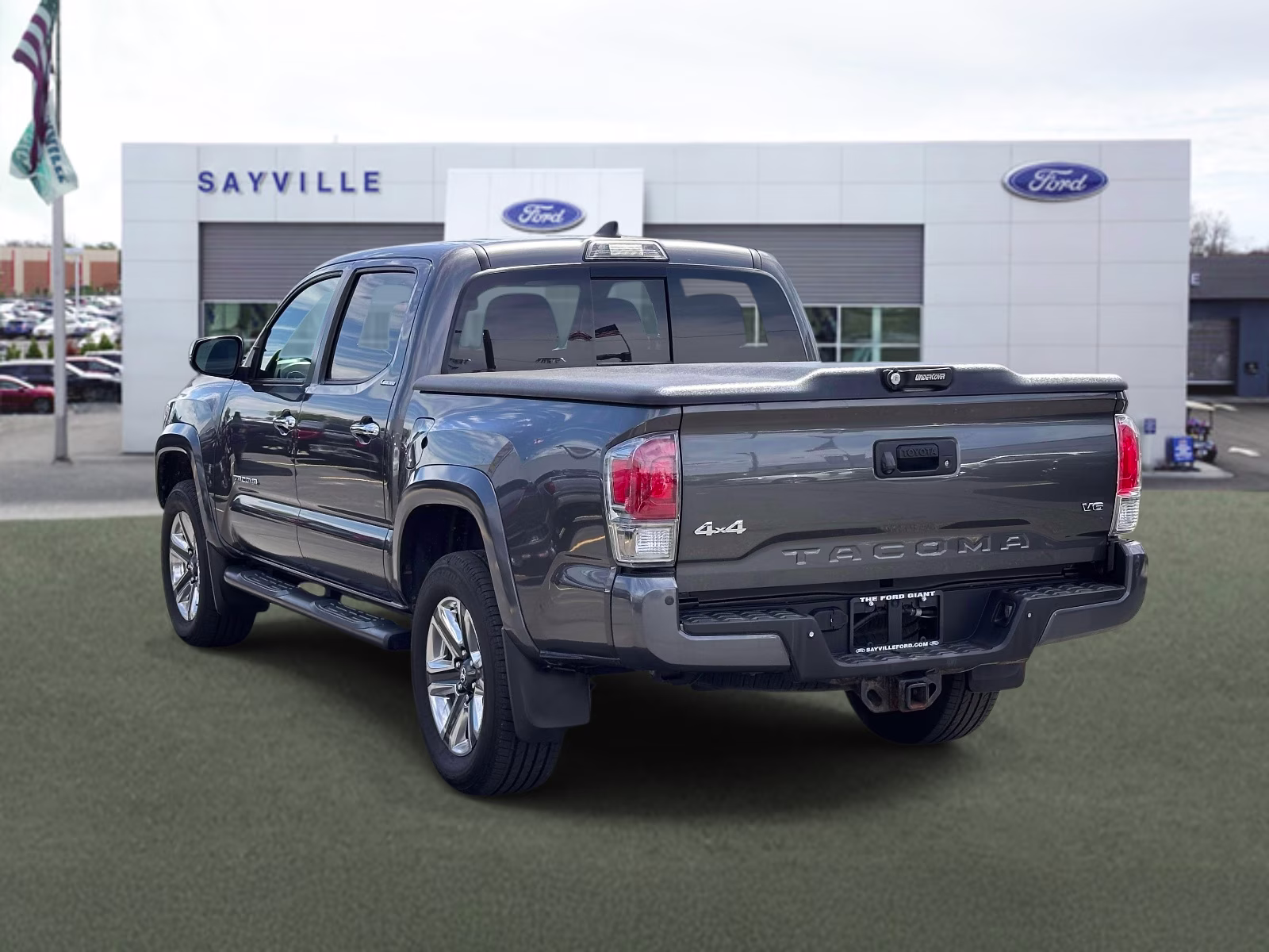 2017 Magnetic Gray Metallic Toyota Tacoma Limited Double Cab 5' Bed V6 4x4 AT (Natl) 4X4 Truck