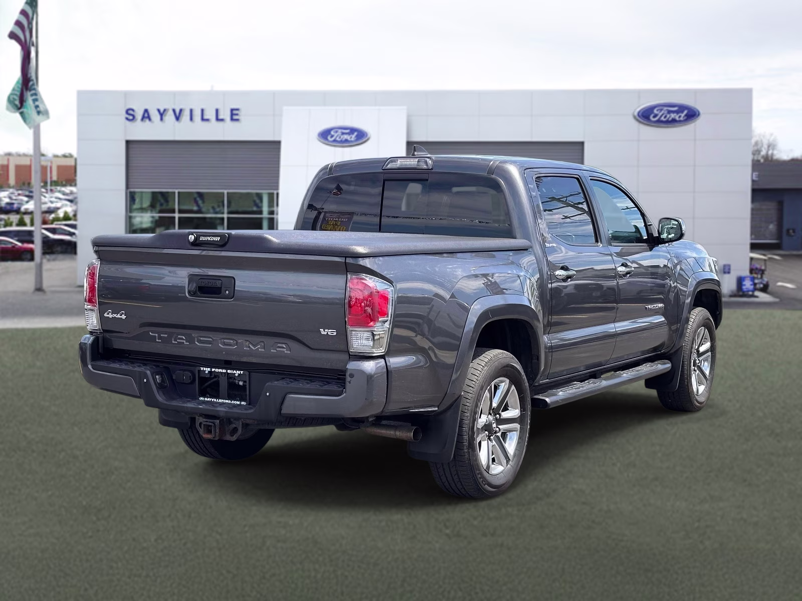 2017 Magnetic Gray Metallic Toyota Tacoma Limited Double Cab 5' Bed V6 4x4 AT (Natl) 4X4 Truck