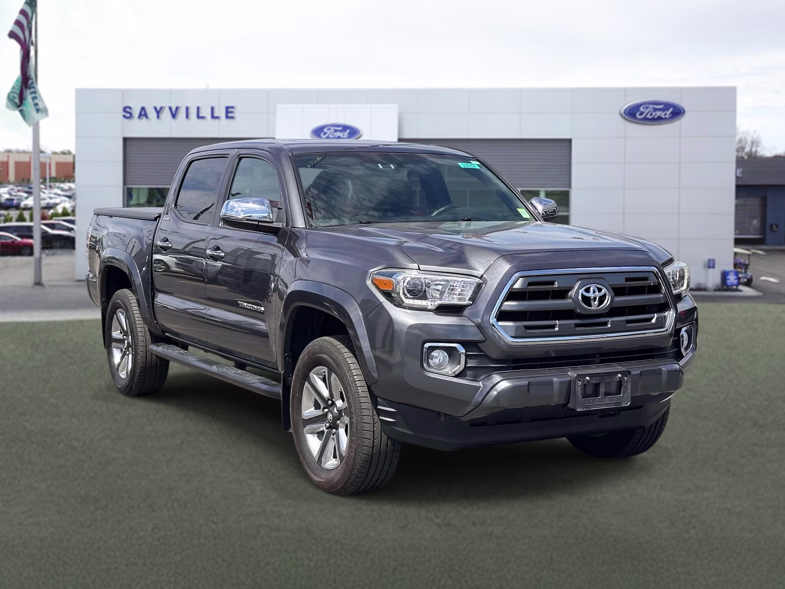 2017 Magnetic Gray Metallic Toyota Tacoma Limited Double Cab 5' Bed V6 4x4 AT (Natl) 4X4 Truck