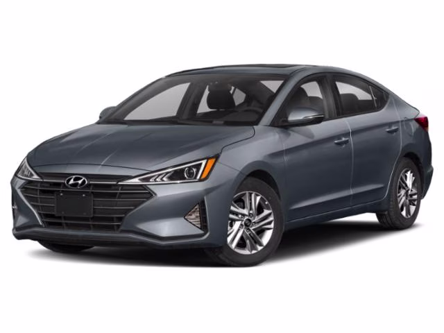 2019 Machine Gray Hyundai Elantra SEL FWD Sedan