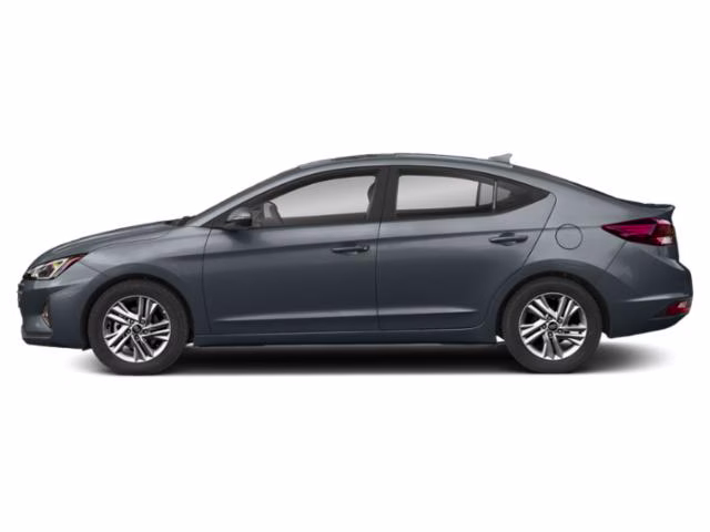 2019 Machine Gray Hyundai Elantra SEL FWD Sedan