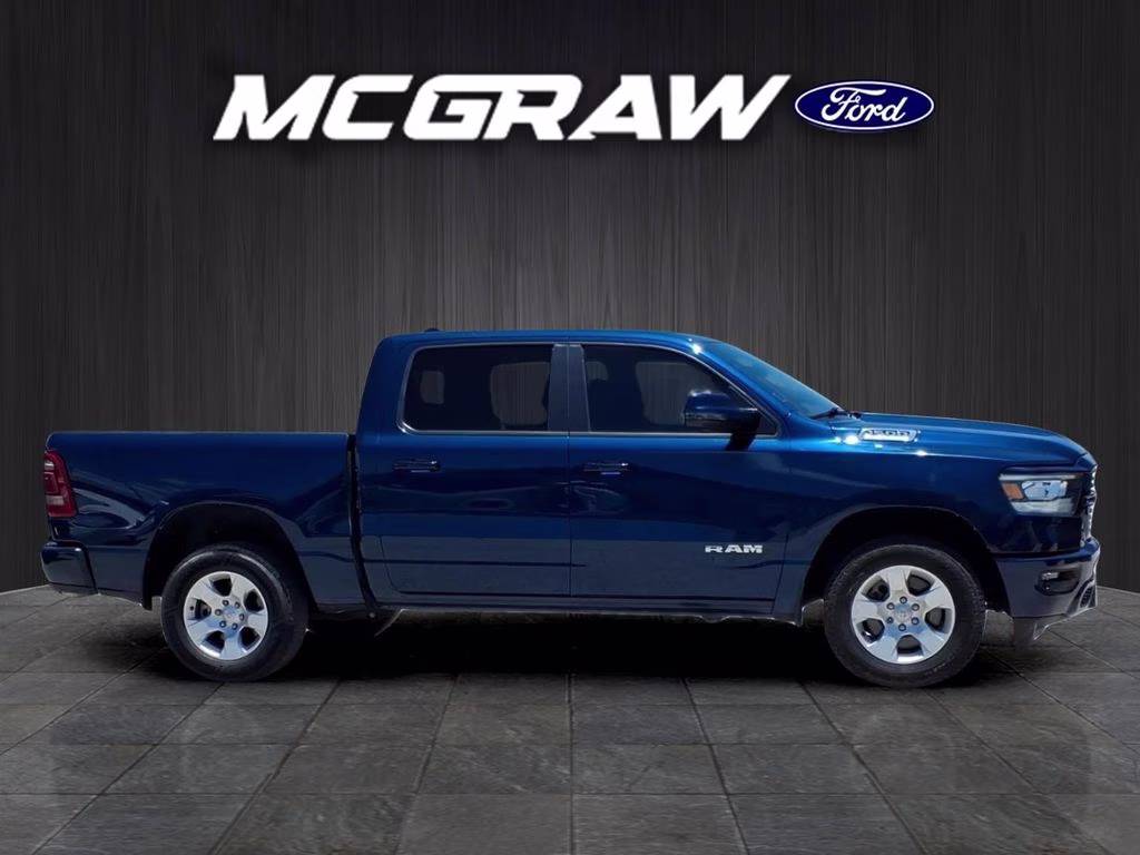 2023 Patriot Blue Pearlcoat Ram 1500 Big Horn 4X4 Truck