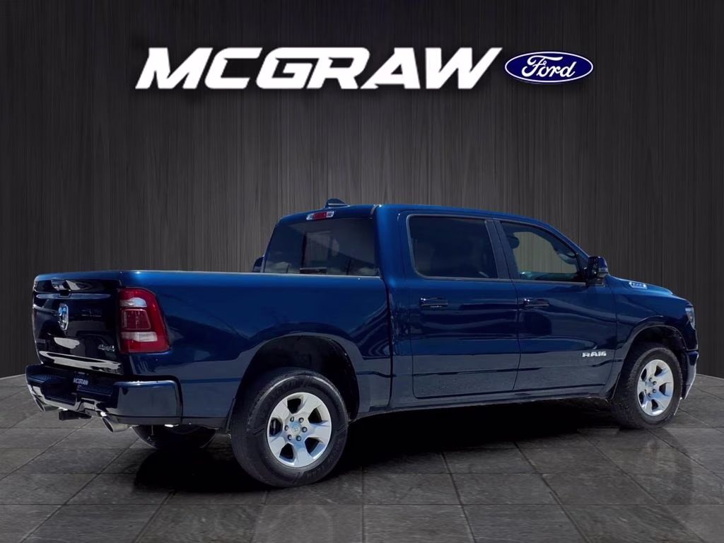 2023 Patriot Blue Pearlcoat Ram 1500 Big Horn 4X4 Truck