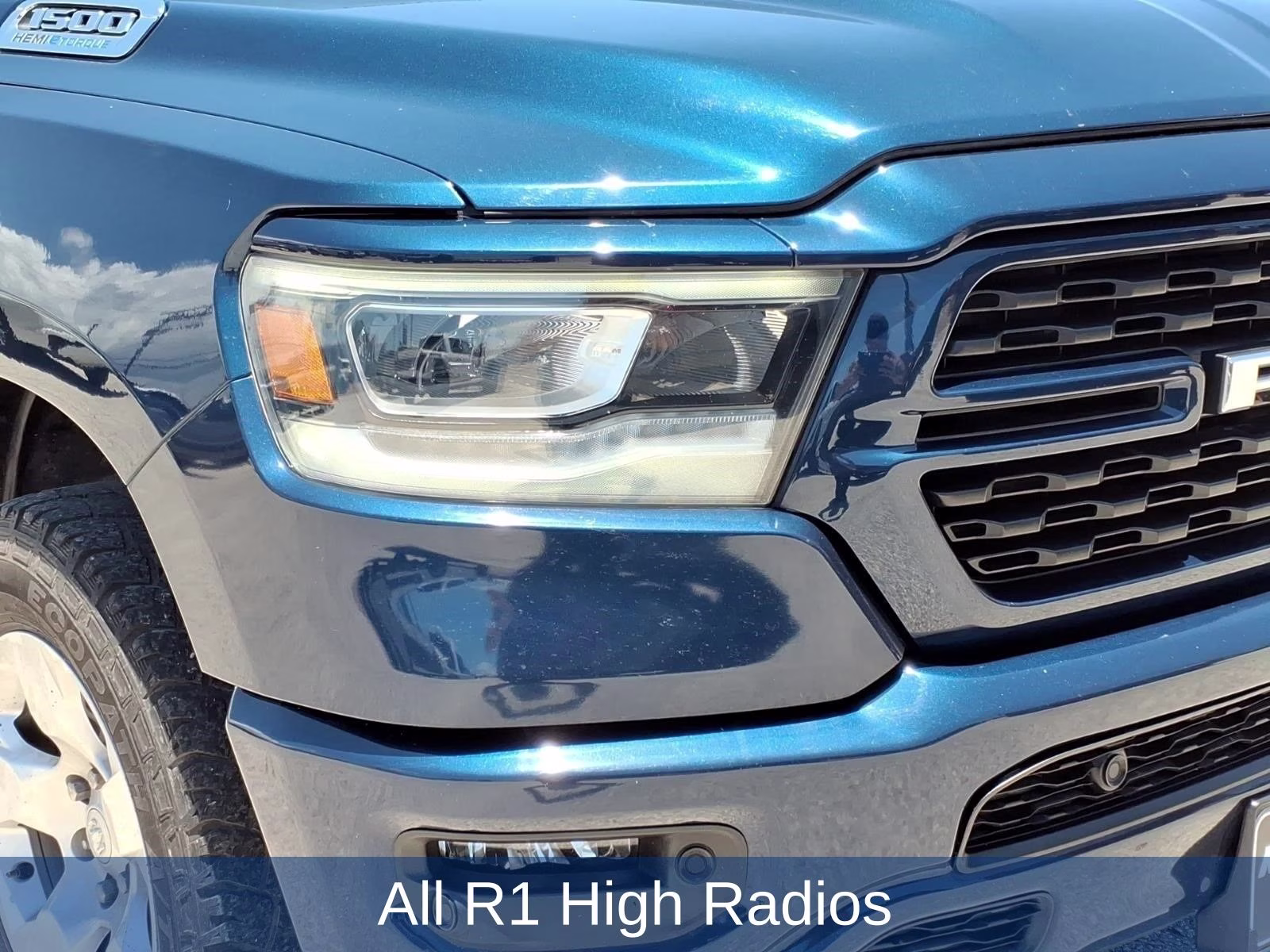2023 Patriot Blue Pearlcoat Ram 1500 Big Horn/Lone Star 4X4 Truck