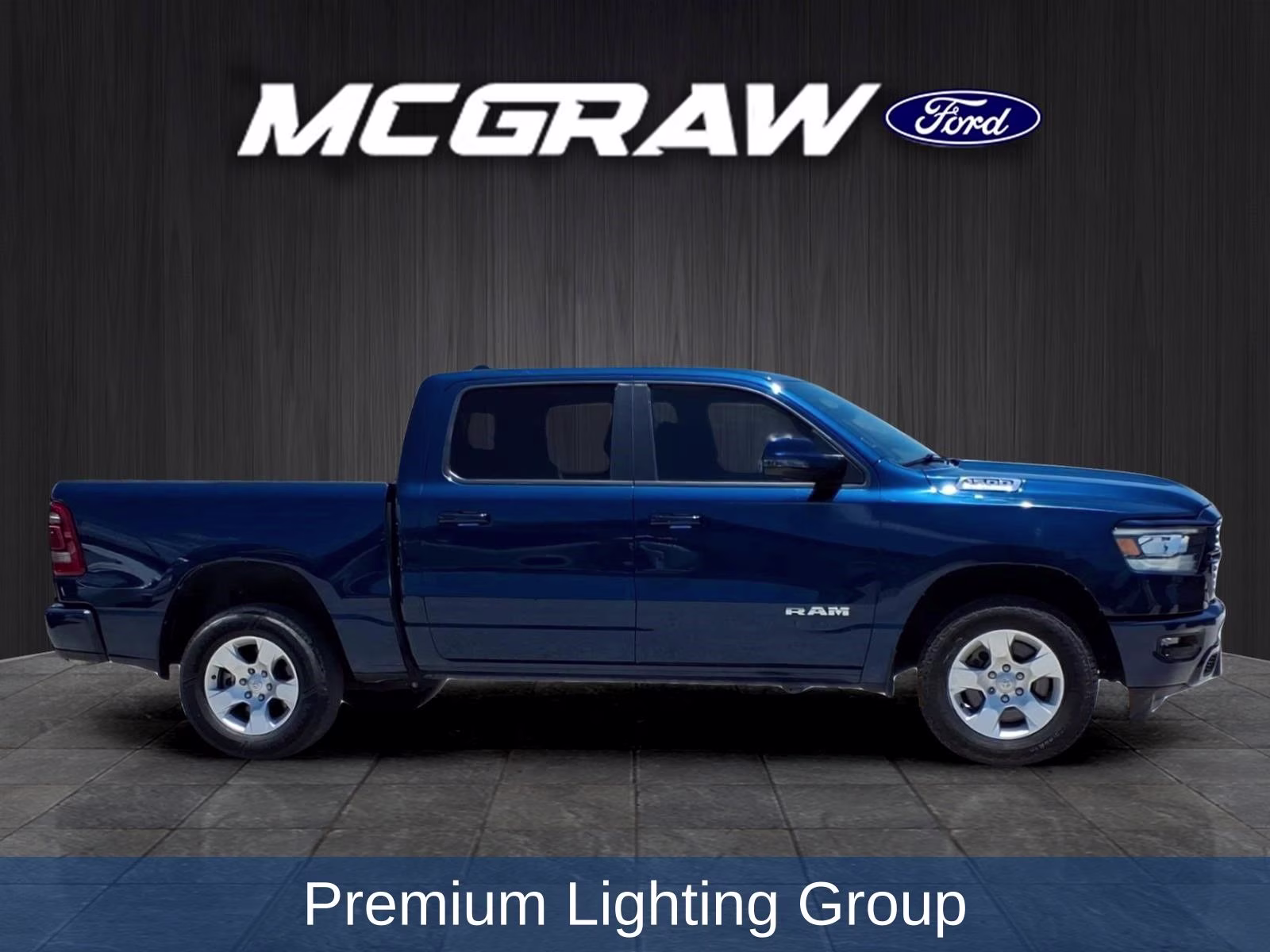 2023 Patriot Blue Pearlcoat Ram 1500 Big Horn/Lone Star 4X4 Truck