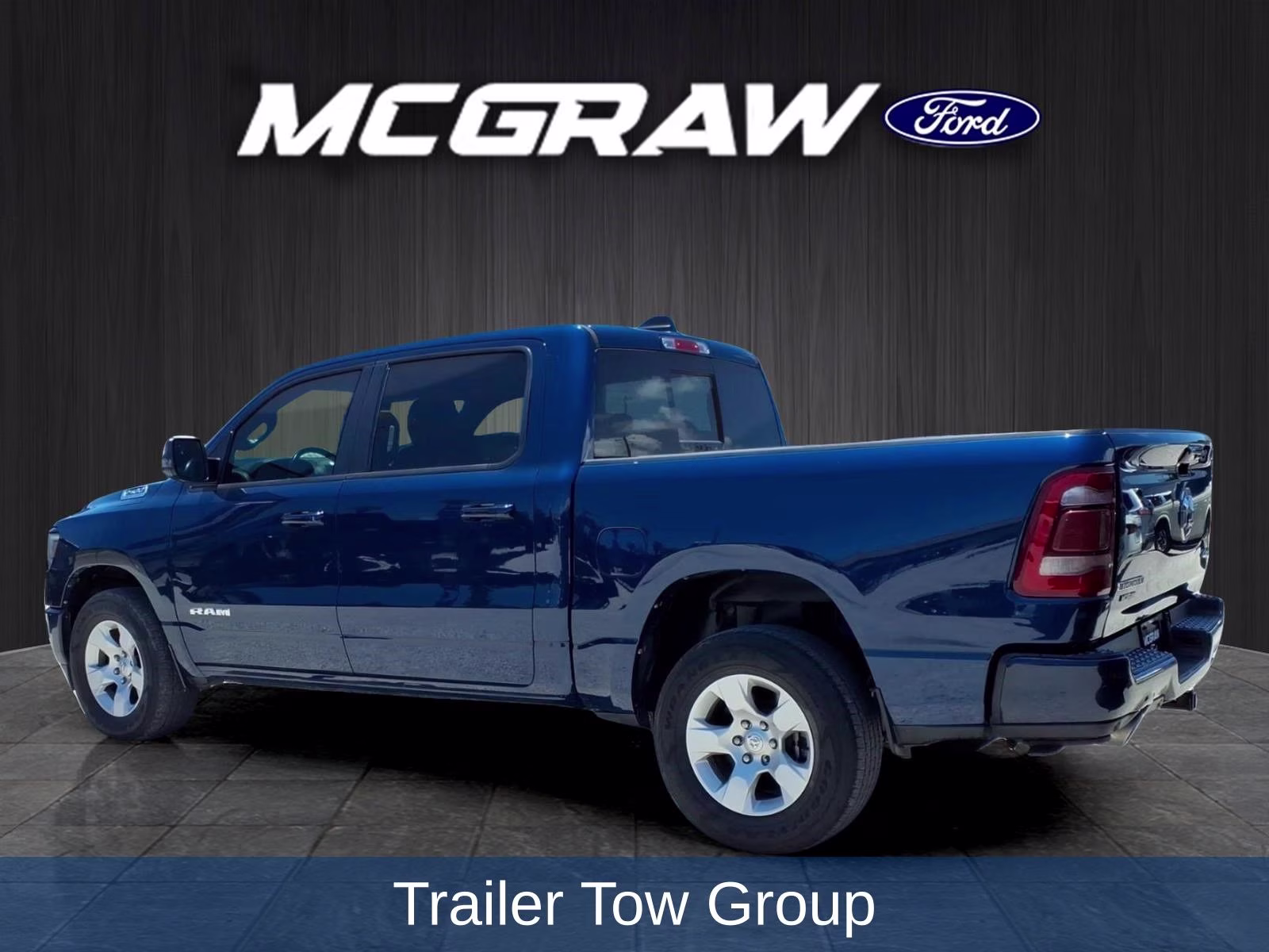 2023 Patriot Blue Pearlcoat Ram 1500 Big Horn/Lone Star 4X4 Truck