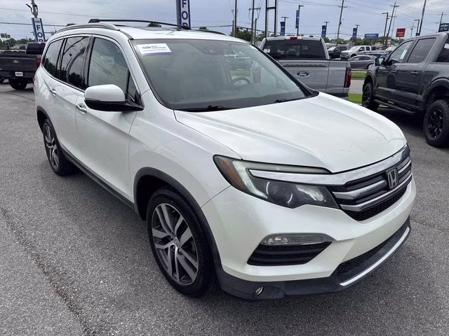 2017 White Honda Pilot Elite AWD SUV