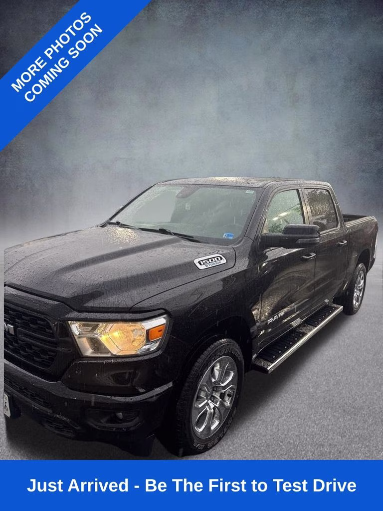 2023 Diamond Black Crystal Pearlcoat Ram 1500 Big Horn/Lone Star 4X4 Truck