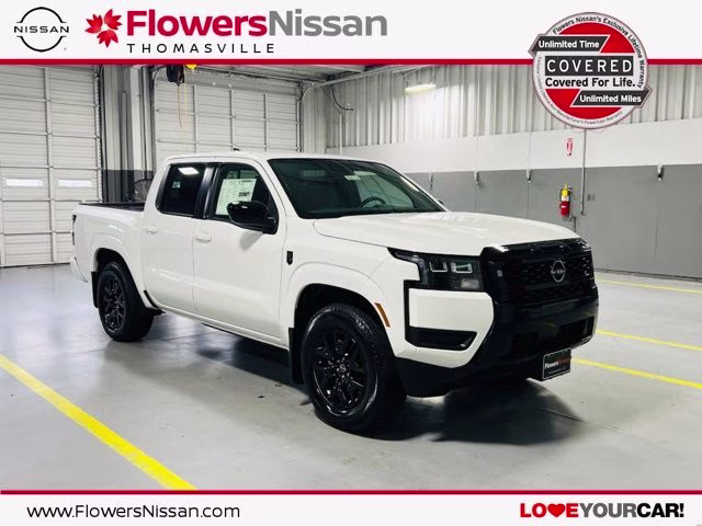 2026 Glacier White Nissan Frontier SV RWD Truck