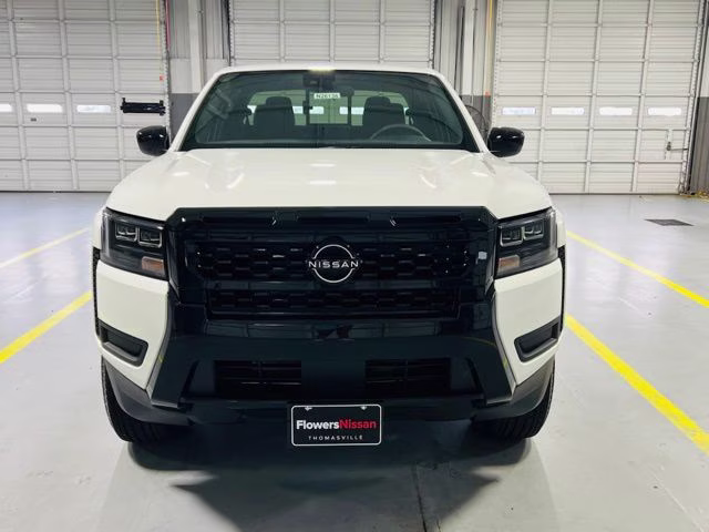 2026 Glacier White Nissan Frontier SV RWD Truck