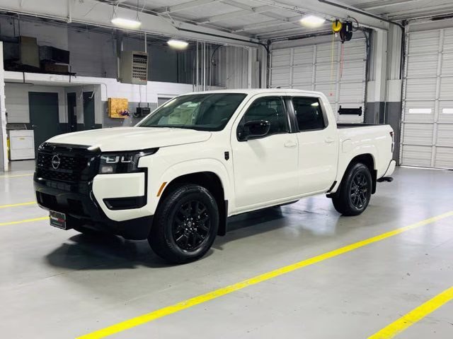 2026 Glacier White Nissan Frontier SV RWD Truck