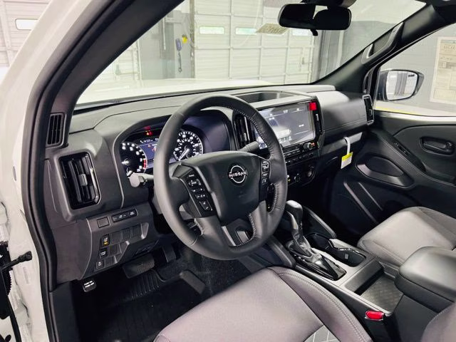 2026 Glacier White Nissan Frontier SV RWD Truck