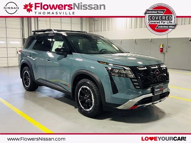 2026 Baltic Teal/Super Black Nissan Pathfinder Rock Creek 4X4 SUV