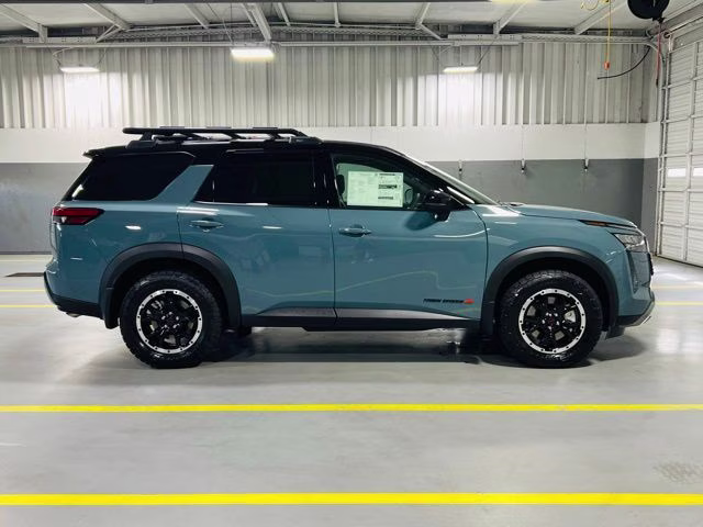 2026 Baltic Teal/Super Black Nissan Pathfinder Rock Creek 4X4 SUV