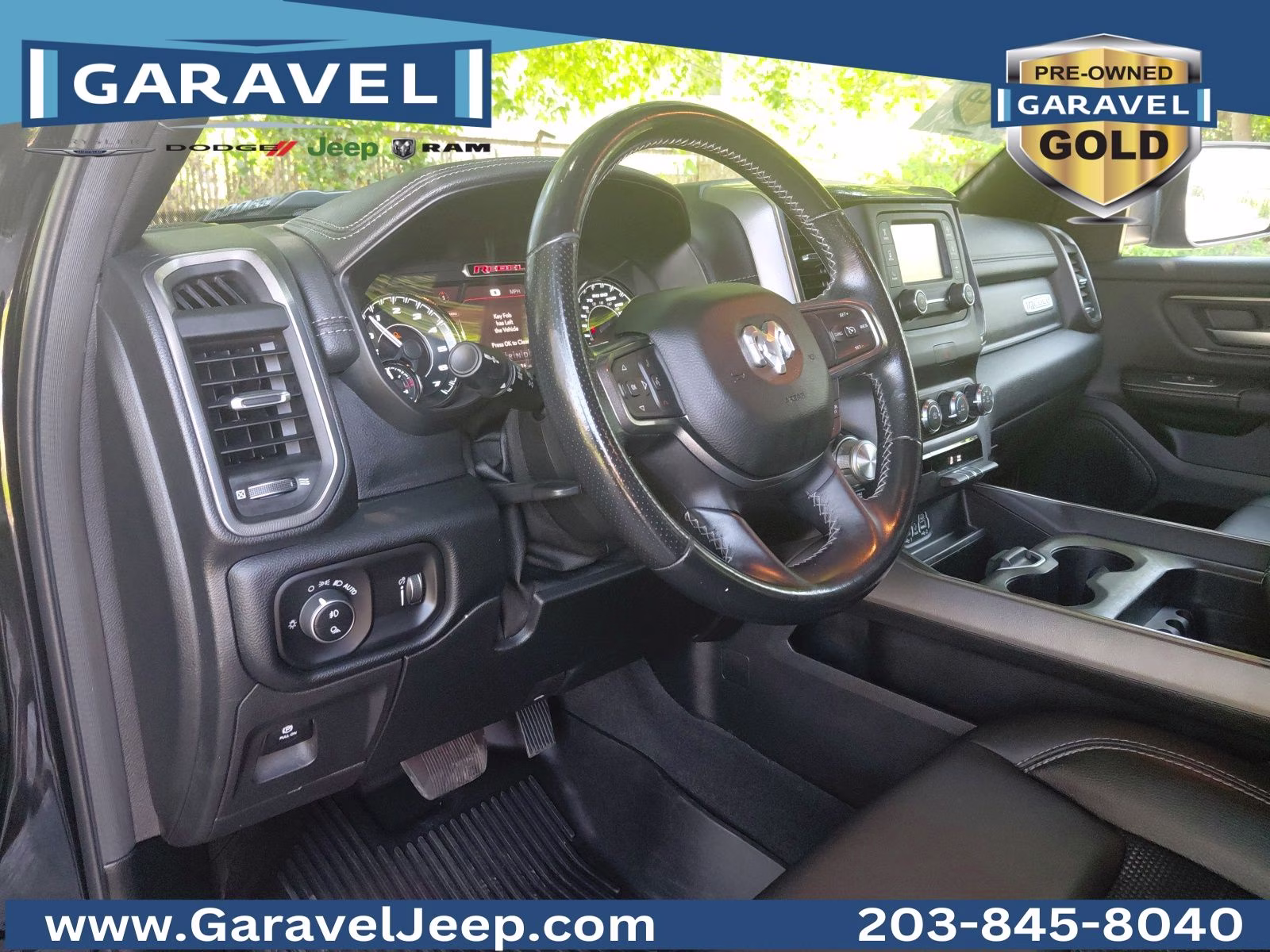 2020 Diamond Black Crystal Pearlcoat Ram 1500 Rebel 4X4 Truck