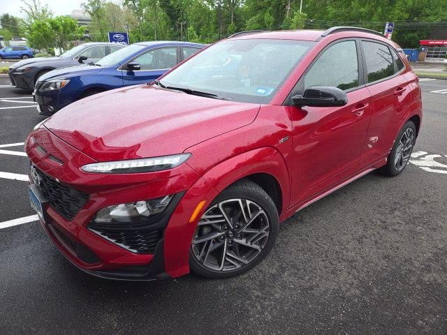 2022 Pulse Red Hyundai Kona N Line AWD SUV