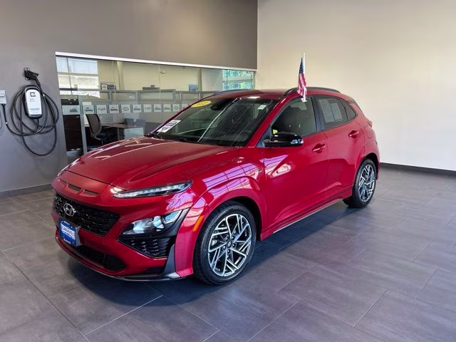 2022 Pulse Red Hyundai Kona N Line AWD SUV